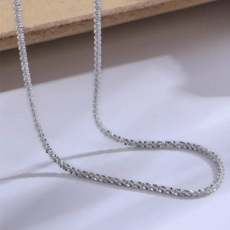 Shimmer Double Chain Necklace