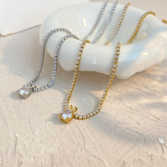 Elise Diamond Pendant Necklace