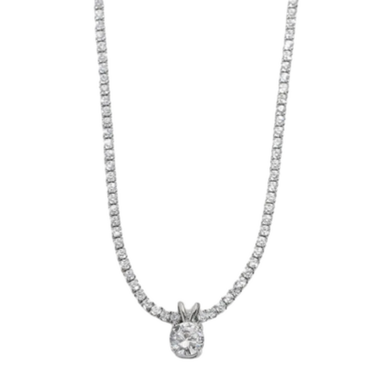 Elise Diamond Pendant Necklace