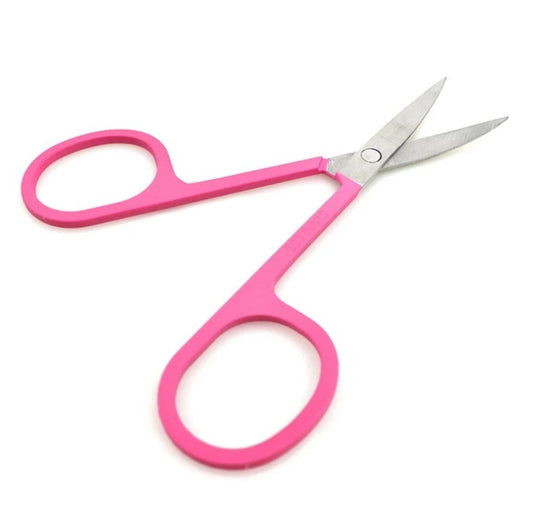 Eyelash Scissors - Lash Bar Kollection, lash scissors, mini shears, pink lash scissors, pink mini shears, eyebrow scissors, eyelash scissors